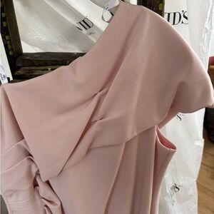 Dusty Rose One-Shoulder Bridesmaid Dress